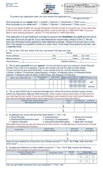 Blank Care 1St Arizona Prior Authorization PDF Template